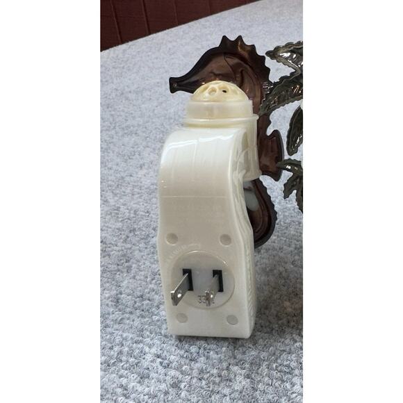 Rare Copper Seahorse Nautical Wallflower Unlit Bath & Body Works Plug In - Picture 5 of 6